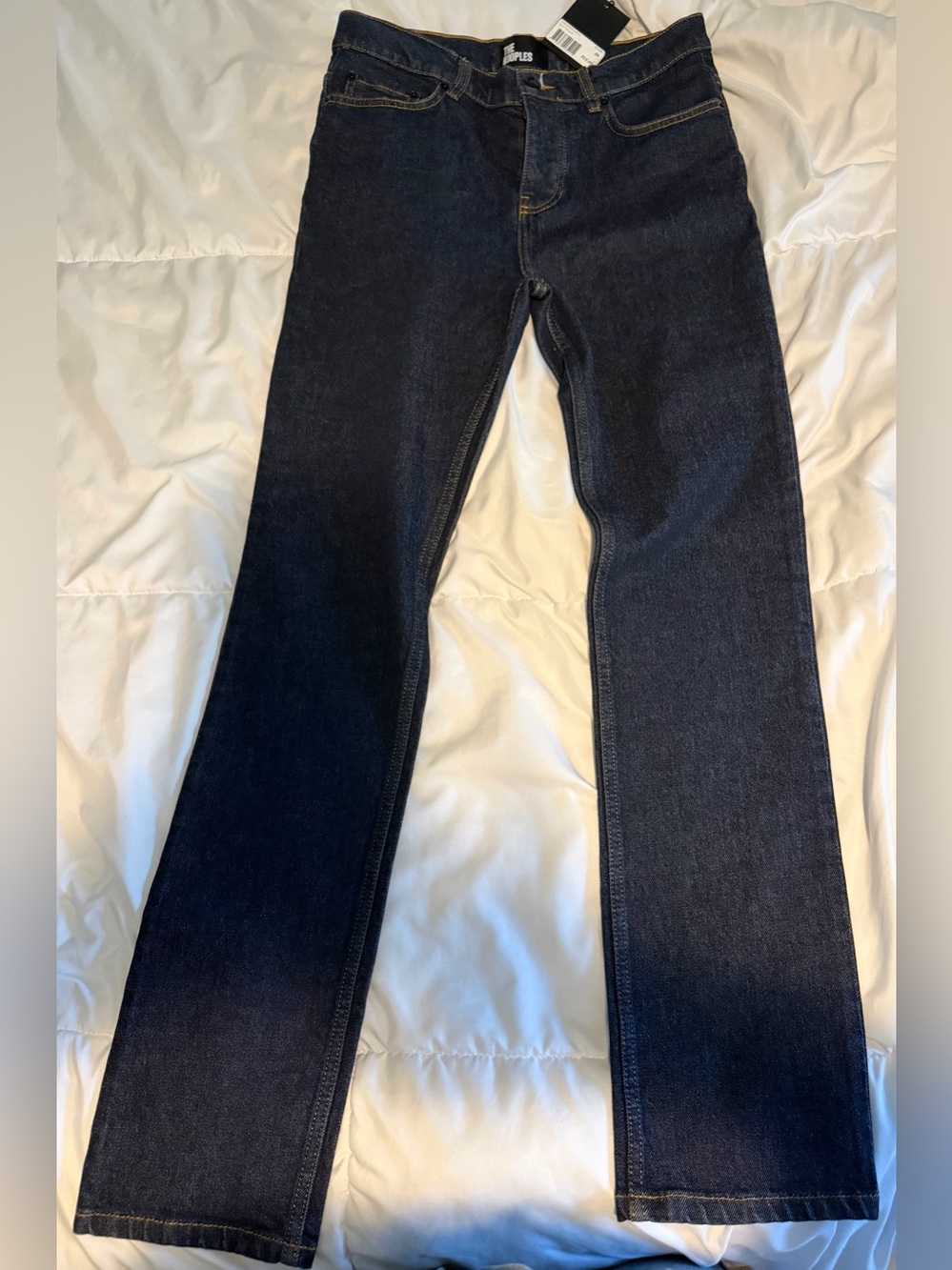 The Kooples Dark Indigo Straight-Leg mens Jeans